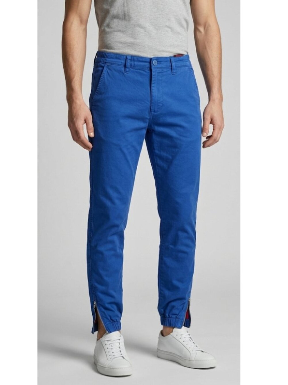 Johnny Was Royal Blue Jogger Sweatpants Luxury Loungewear Casual Trousers Size 0